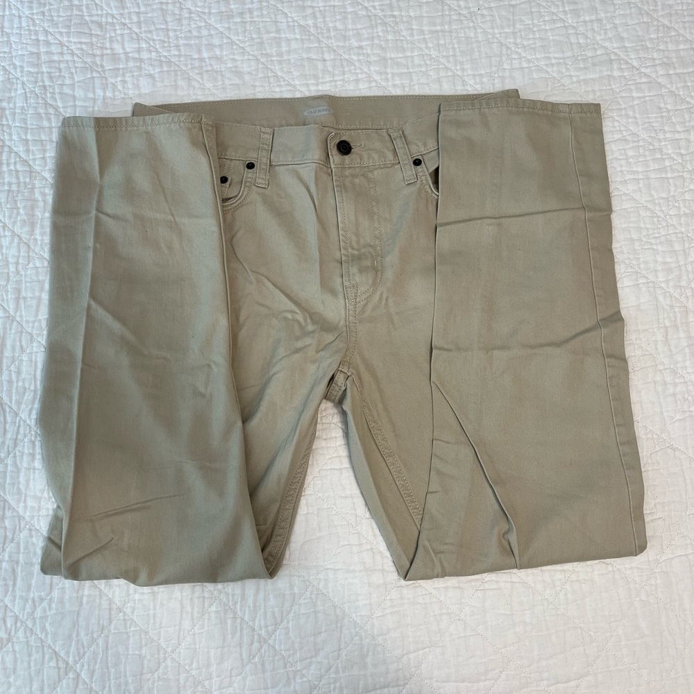 Old Navy Men’s Slim Fit Khakis 33W x 30L
